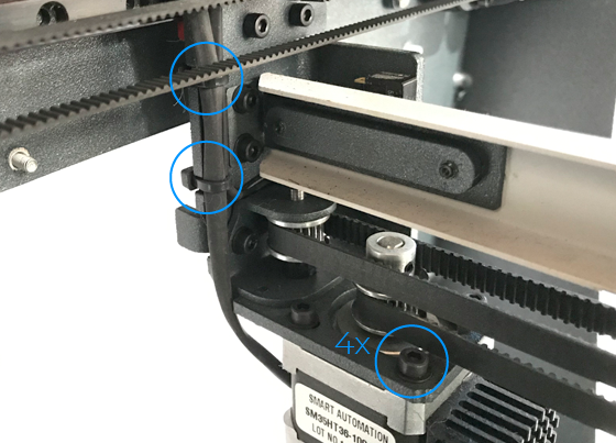 How to replace the X motor (BCN3D Sigmax)